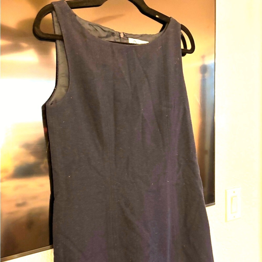 “Vintage” White Label Lilly Pulitzer Navy Sleeveless Shift Dress From the 90’s